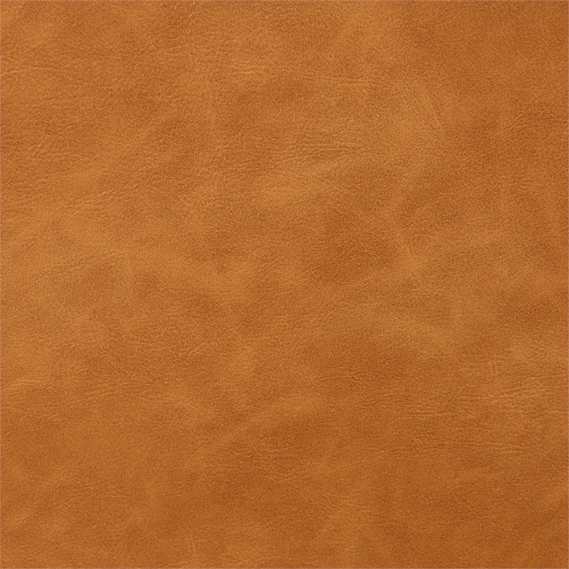 Furniture of America Vella Faux Leather Pushback Manual Recliner in Brown