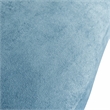 Furniture of America Sylin Chenille and Wood Sculpted Silhouette Sofa in Blue