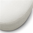 Furniture of America Sylin Chenille and Wood Sculpted Silhouette Sofa in White
