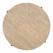 Furniture of America Onos Solid Wood Storage Coffee Table with Casters in Brown