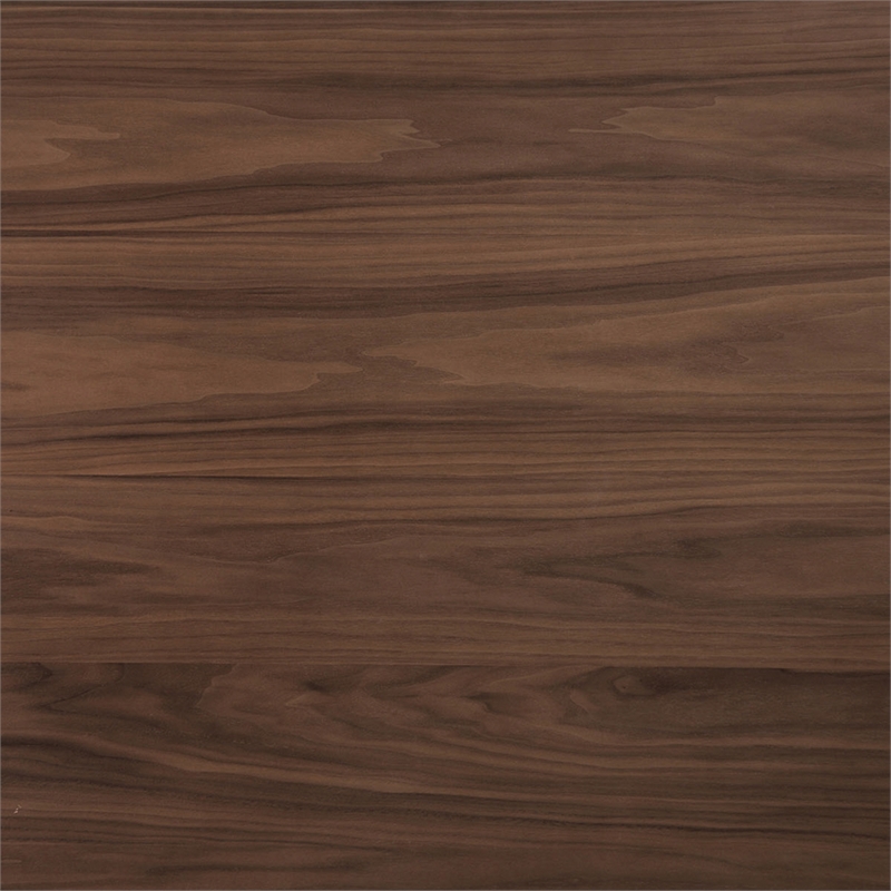 Furniture of America Beck Solid Wood Rectangular Dining Table in Walnut
