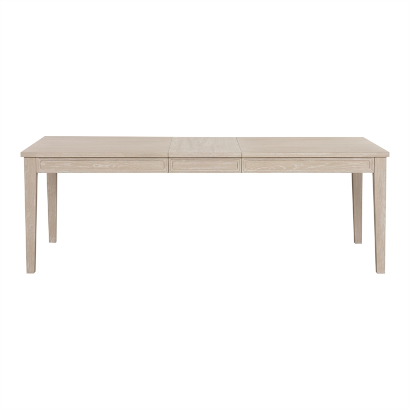 Furniture of America Don Solid Wood Extendable Dining Table in Oak