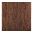 Furniture of America Nazaen Solid Wood Counter Dining Table with Leaf in Walnut