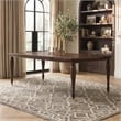 Furniture of America Aiyana Solid Wood Extendable Dining Table in Cherry