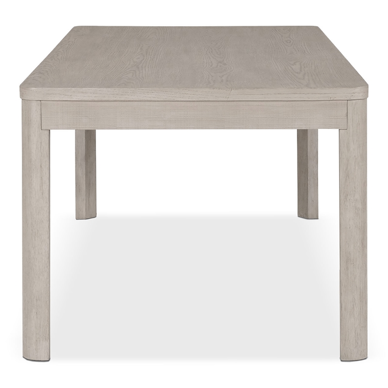 Furniture of America Austin Solid Wood Soft Rounded Edges Dining Table in Oak