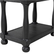 Furniture of America Peregrine Wood Storage 3-Piece Coffee Table Set in Black