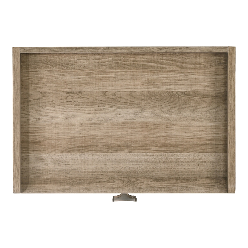 Furniture of America Valio Wood King 4-Piece Bedroom Set in Oak