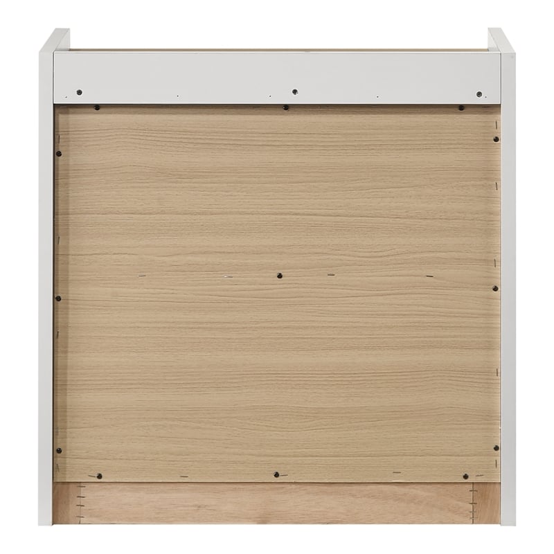 Furniture of America Valio Wood Dovetail 2-Drawer Nightstand in Oak