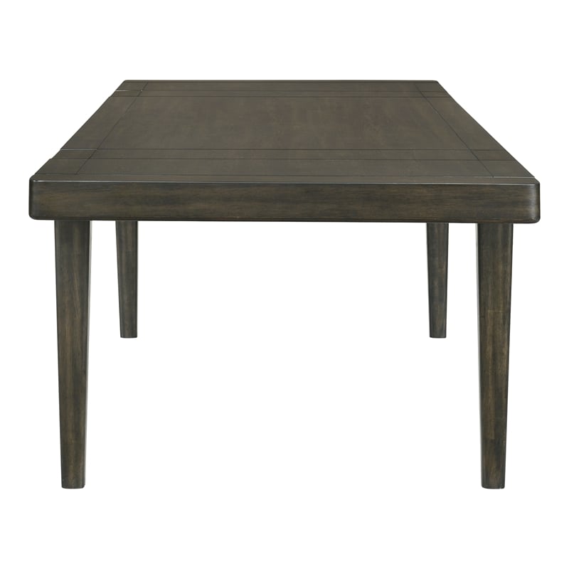 Furniture of America Arlia Solid Wood Extendable Dining Table in Espresso