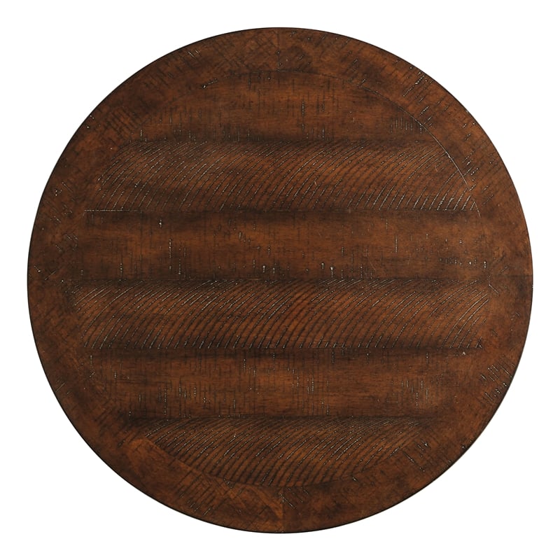 Furniture of America Wodela Solid Wood 2-Piece Coffee Table Set in Espresso