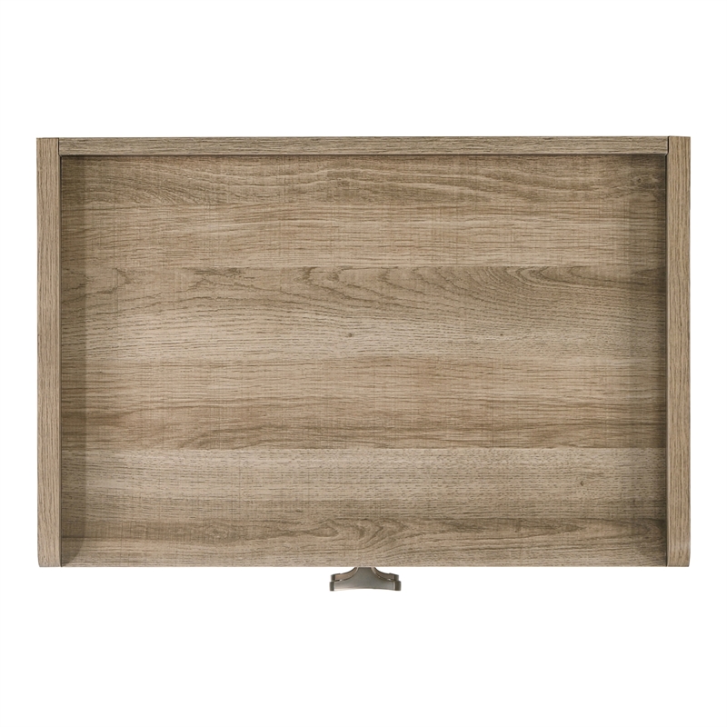 Furniture of America Valio Dovetail Wood 2-Drawer Nightstand in Oak (Set of 2)
