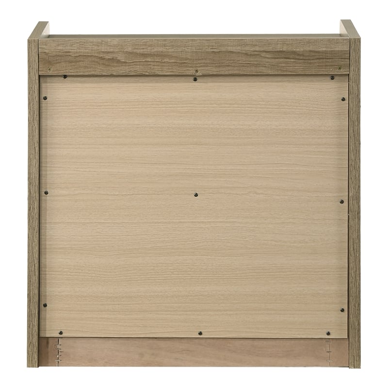 Furniture of America Valio Dovetail Wood 2-Drawer Nightstand in Oak