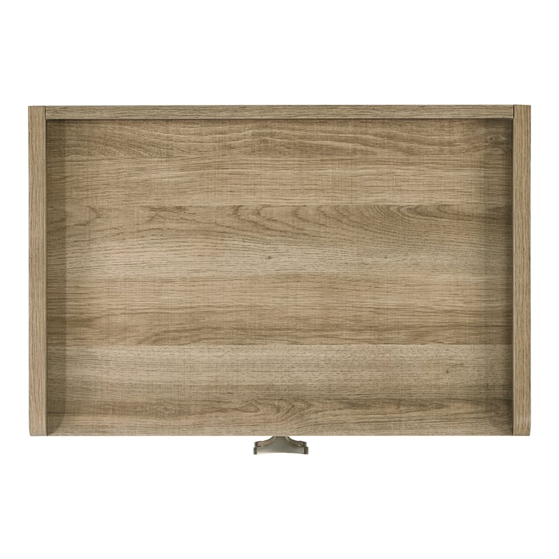 Furniture of America Valio Dovetail Wood 2-Drawer Nightstand in Oak