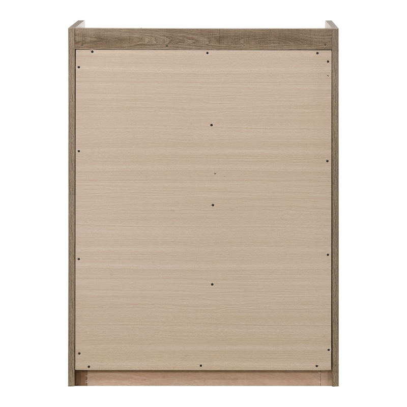 Furniture of America Valio Wood 3-Piece Nightstand and Chest Set in Oak