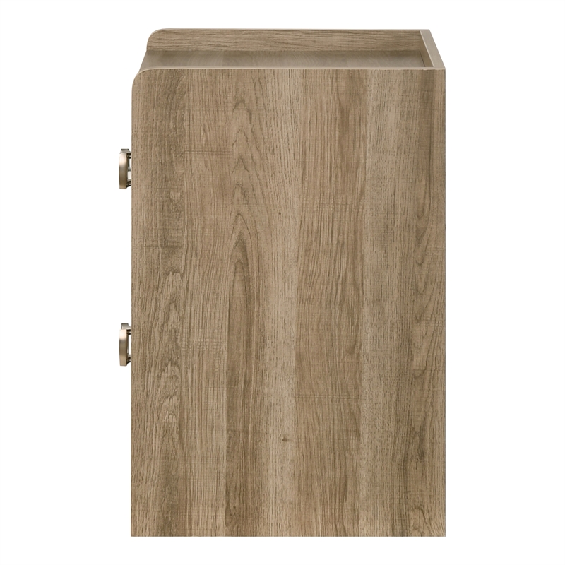 Furniture of America Valio Wood 3-Piece Nightstand and Chest Set in Oak