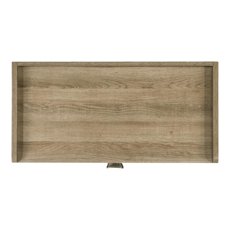 Furniture of America Valio Wood Dovetail 4-Drawer Chest in Oak