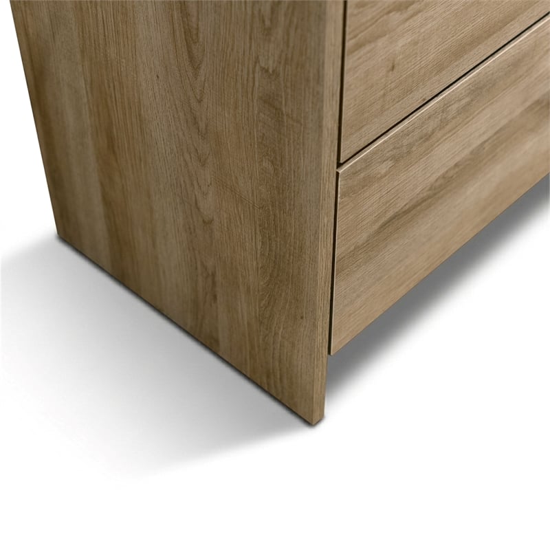 Furniture of America Valio Wood King 3-Piece Bedroom Set in Oak