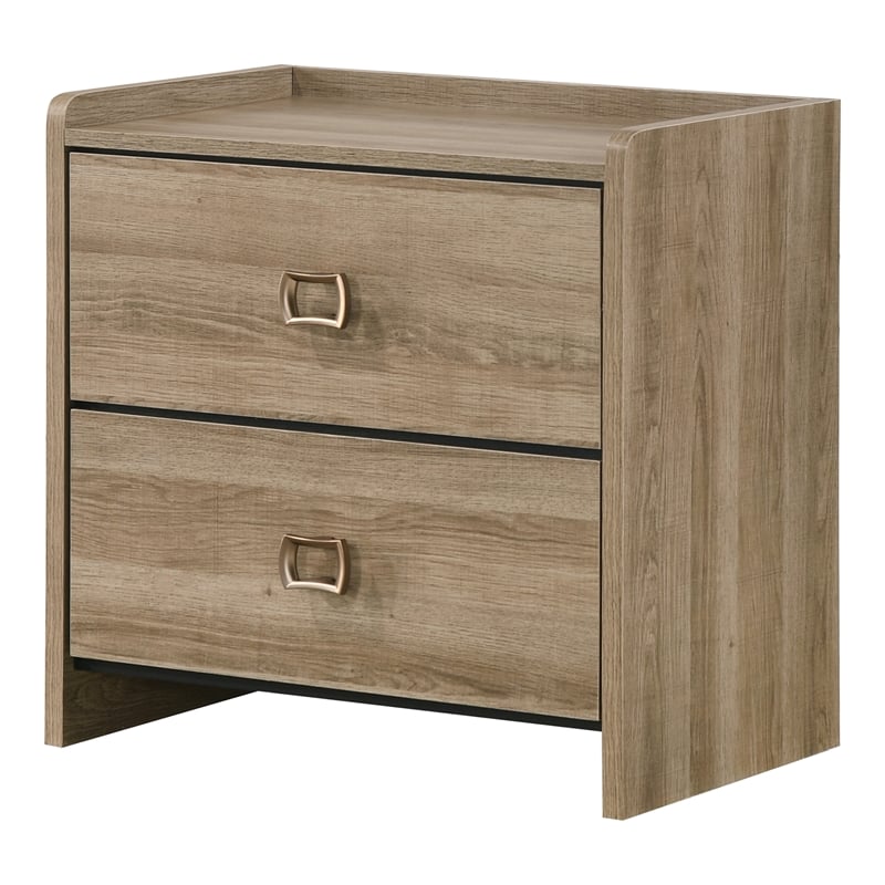 Furniture of America Korva Solid Wood King 3-Piece Bedroom Set in Walnut