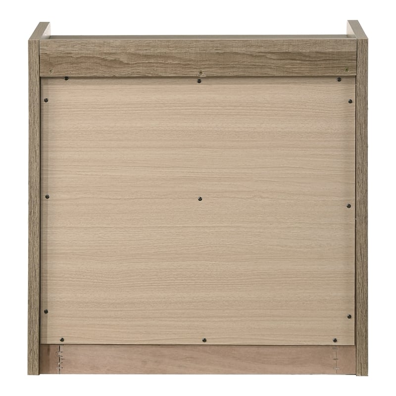 Furniture of America Korva Solid Wood King 3-Piece Bedroom Set in Walnut