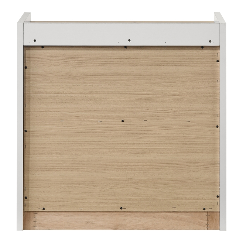 Furniture of America Valio Wood Dovetail 2-Drawer Nightstand in Oak