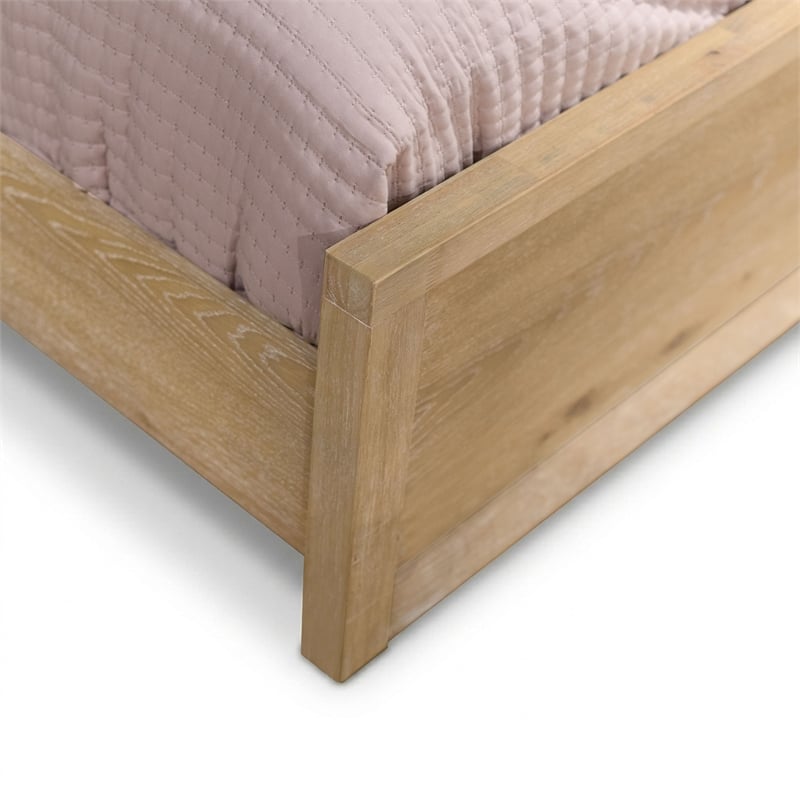 Furniture of America Tupho Solid Wood Queen 3-Piece Bedroom Set in Natural