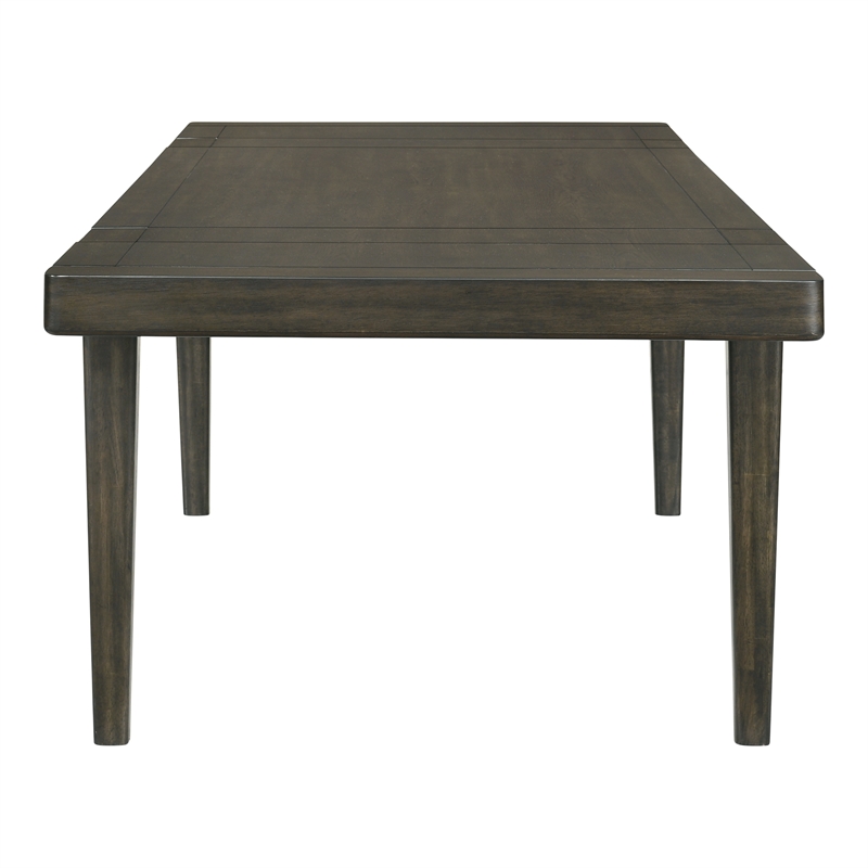 Furniture of America Arlia Solid Wood 7-Piece Dining Table Set in Espresso