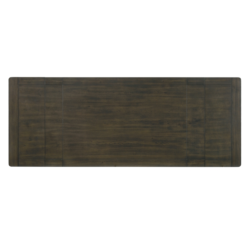 Furniture of America Arlia Solid Wood 7-Piece Dining Table Set in Espresso
