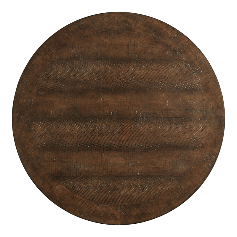 Furniture of America Wodela Solid Wood 3-Piece Coffee Table Set in Espresso