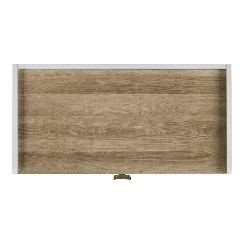 Furniture of America Valio Wood Queen 4-Piece Bedroom Set in Oak