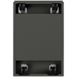 Trent Home Steel Charcoal Mobile Pedestal File Cabinet Rectangular Lockable 27.75