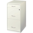 Trent Home Metal White File Cabinet Rectangular Locking 27.32