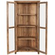Trent Home Transitional Reclaimed Pine Display Cabinet in Natural