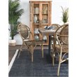 Trent Home Transitional Reclaimed Pine Display Cabinet in Natural
