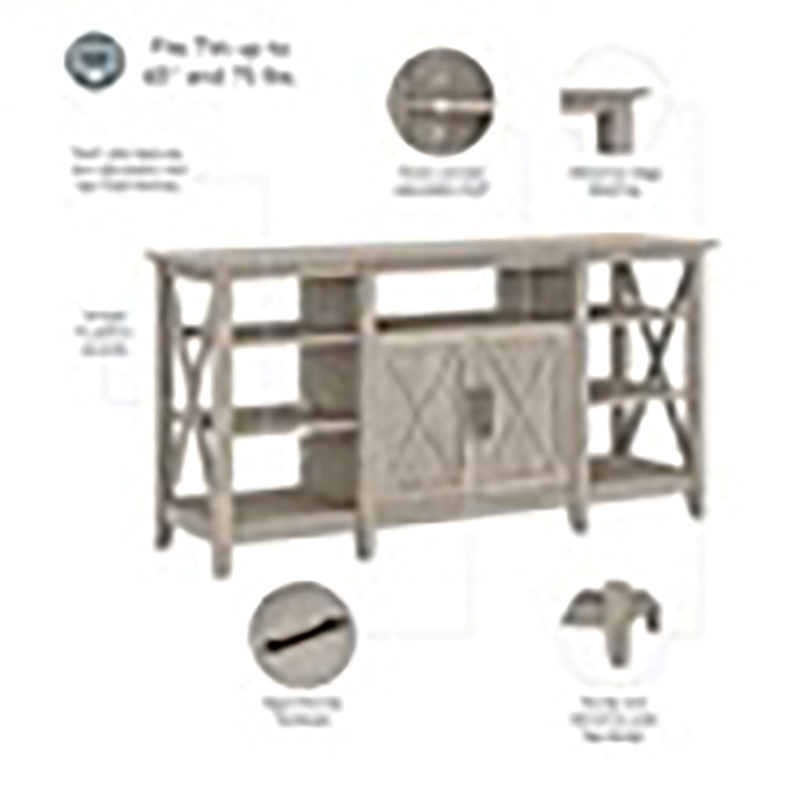 Trent Home Transitional Wood Tall TV Stand for TVs up to 65