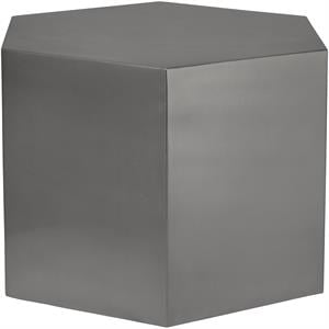 Trent Home Modular Modern Metal Coffee Table in Brushed Chrome