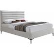 Trent Home Contemporary Cream Linen Queen Bed
