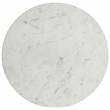 Trent Home Contemporary White Marble Dining Table