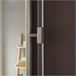 Trent Home Contemporary Chrome Rectangle Mirror