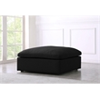 Trent Home Contemporary Black Linen Fabric Deluxe Modular Ottoman