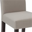 Trent Home Transitional Parson Dining Chair in Light Beige (Set of 2)