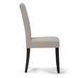 Trent Home Transitional Parson Dining Chair in Light Beige (Set of 2)