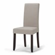 Trent Home Transitional Parson Dining Chair in Light Beige (Set of 2)