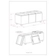 Trent Home Faux Air Leather Rectangular Storage Ottoman in Black