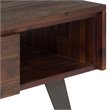 Trent Home Storage Coffee Table in Distressed Charcoal Brown