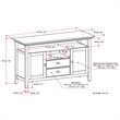 Trent Home Solid Wood 54 