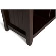 Trent Home Wood Transitional 9 Cube Bookcase and Unit in Brunette Brown