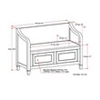 Trent Home Solid Wood 42 