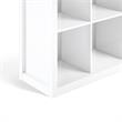 Trent Home Wood Transitional 9 Cube Bookcase and Unit in White