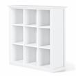 Trent Home Wood Transitional 9 Cube Bookcase and Unit in White