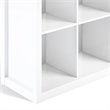 Trent Home Wood Transitional 9 Cube Bookcase and Unit in White